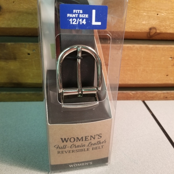 NEW Full Grain Leather Reversible Belt - Picture 3 of 6